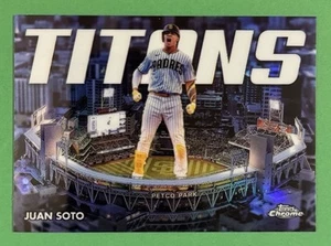2023 Topps Chrome Titans Refractor Insert #CT-6 Juan Soto - Picture 1 of 2