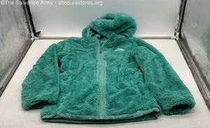 The North Face Girls Green Long Sleeve Reversible Full-Zip Jacket Size Small 7/8 - Picture 1 of 12