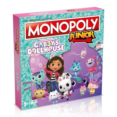 Gabby's Dollhouse Junior Monopoly Board Game - Image 1 of 4
