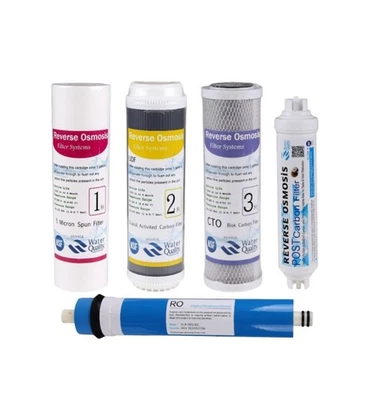 Reverse Osmosis Water Filter Set 5 QTY Filter Set No Clearance Fee Free For USA - Image 1 of 3