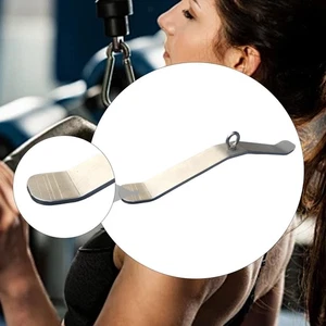 LAT Pull Up Bar, Stainless Steel LAT Pull Up Bar, Ergonomic Rear Triceps Pull - Picture 1 of 7