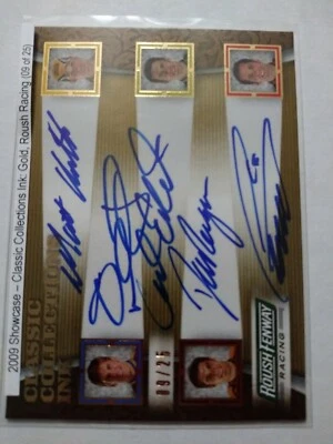 2009 Press Pass Showcase Classic Collections Ink Gold M. Kenseth, D. Ragan,... - Image 1 of 2