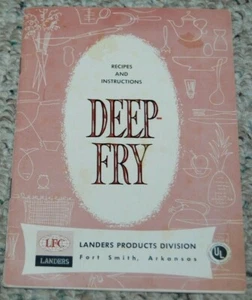 Vintage Landers Products Division Deep-Fry Recipes and Instructions Book - Picture 1 of 4