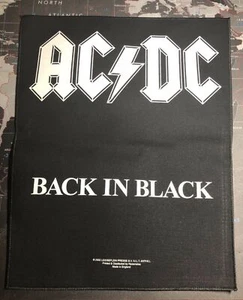 AC/DC Rückenaufnäher schwarz bedruckt A013P - Bild 1 von 2