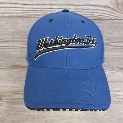 GORRA DE BÉISBOL AJUSTABLE AZUL VIAJE HARD ROCK CAFÉ WASHINGTON DC Foto 1 de 4
