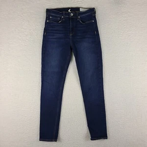 Rag Bone Jeans Womens 26 Nina High Rise Ankle Skinny Dark Wash Blue - Picture 1 of 12