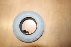 4 Stück Reifen / Mantel grau spurlos mit Schlauch  7x1.3/4  180/105-45 /40 - Bild 1 von 2