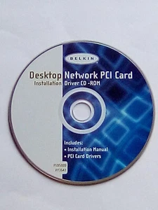 Belkin F5D5000 Desktop Network PCI Card Installation Driver CD-ROM - Picture 1 of 1