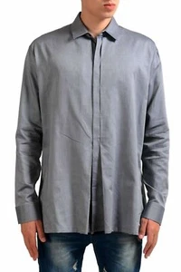 Maison Margiela 10 Men's Oversized Gray Long Sleeve Casual Shirt Size XS S M L - Picture 1 of 5