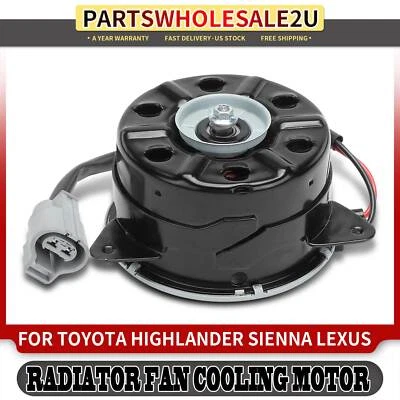 Motor de refrigeración del ventilador del radiador izquierdo/derecho para Toyota Highlander Sienna Lexus RX350 Foto 1 de 4