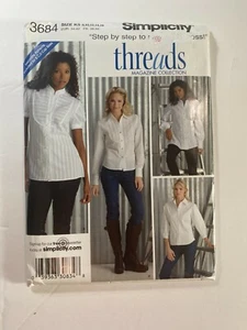 Simplicity 3684 Shirts in two lengths Size 8-16 Uncut Free Shipping - Picture 1 of 4