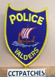 VALDERS, WISCONSIN POLICE SHOULDER PATCH WI - Picture 1 of 2