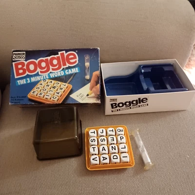 Boggle Family Fun Word Game - 1992 Vintage Parker 1992 - Image 1 of 4