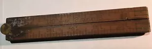 Number 68 Old Collectible Stanley Wood Folding Slide Rule - Picture 1 of 3