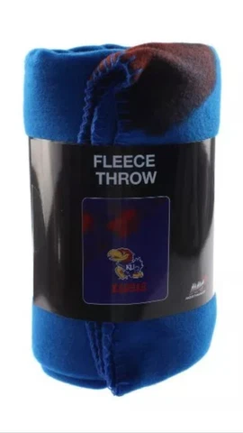 University Of Kansas Jayhawks 50" X 60" Fleece Throw Blanket Cover