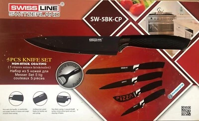 Swiss Line antibakterielles Messerset  special Bonus Schäler , ein Messer fehlt! - Bild 1 von 2