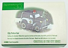 Dept 56 Christmas in the City Series Police Car 58903 W/Light