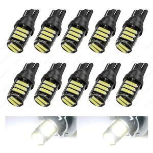 10 x 194 2825 W5W T10 7014 Bombilla LED Domo Mapa Matrícula Luces Blanco - Imagen 1 de 6