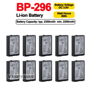 10PC BP-296 2350mAh Akumulator litowo-jonowy do ręcznego radia morskiego ICOM IC-M37E IC-M37E - Zdjęcie 1 z 12