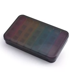 7 day Weekly Pill Box Organizer 4 Times a Day 28 Grids Medicine Sorter Vitamins - Picture 1 of 8