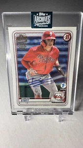 2024 Archives 2020 Bowman 1st Edition - #BFE-68 Bryson Stott (RC) Auto 1/5 - Picture 1 of 5