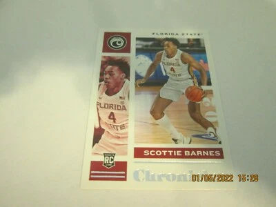 SCOTTIE BARNES 2021 CHRONICLES DRAFT PICKS ROOKIE CARD #7 FREE SHIPPING - Image 1 of 3