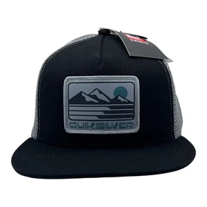 Cappello camionista snapback Quiksilver uomo autentico berretto regolabile - Foto 1 di 8