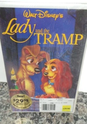 Lady and the Tramp Disney's Black Diamond Edition (VHS, 1987) - Image 1 of 4