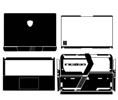 Laptop Sticker Skin Protector For MSI Vector 16 HX A14VFG - Image 1 of 4