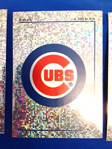 1992 Panini Sticker Chicago Cubs #180 SUPER RARE GLITTER FREE SHIPPING PACK PULL - Bild 1 von 1