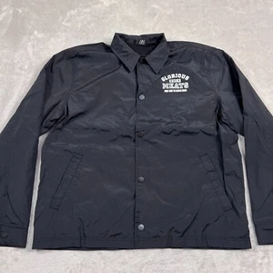 RVCA Matty Matheson Jacket Mens Size Medium Black Glorious Meats Windbreaker - Picture 1 of 17