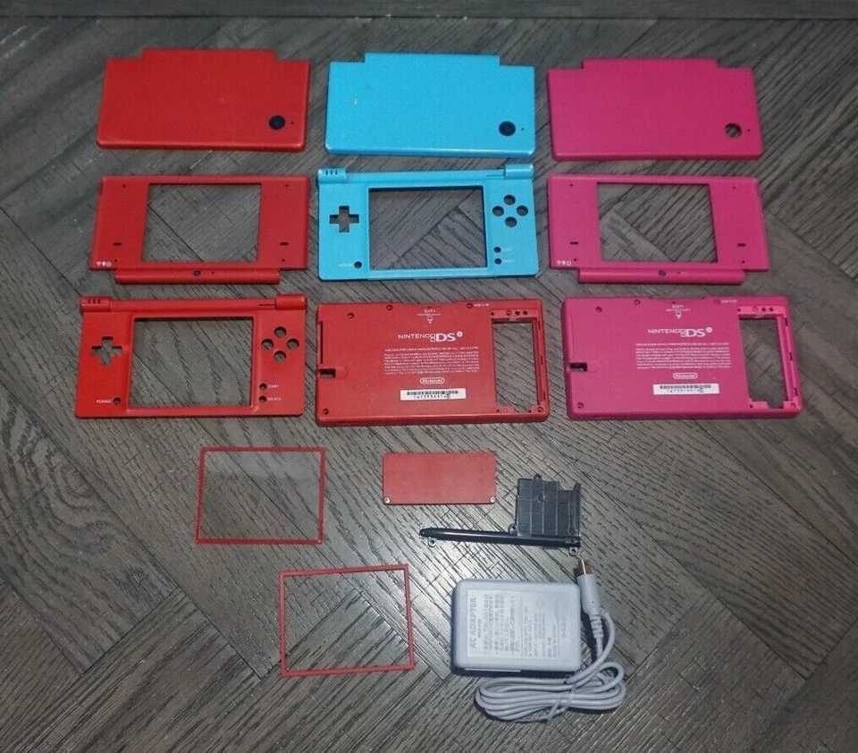 Various Original OEM Nintendo DSi Parts & Pieces Covers / Housing / Buttons - Image 1 of 1