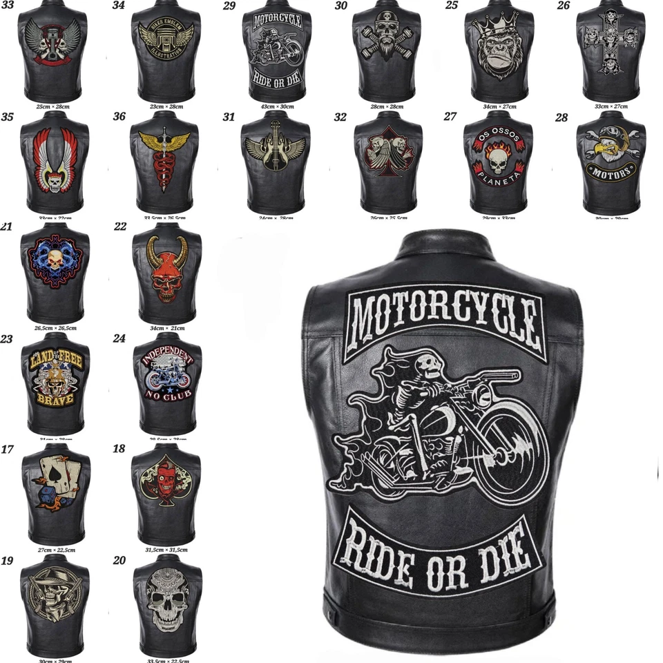 Flicken zum Aufnäher Aufbügler Patch Biker Motorrad Custom Kutte Rücken Weste - Bild 1 von 1