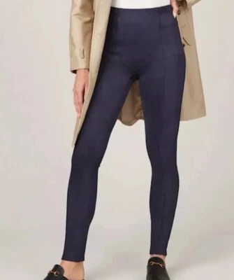 Spanx Mujer Imitación Gamuza Leggings Clásicos Azul Marino Tiro Alto Tobillo Talla S PEQUEÑOS Foto 1 de 4