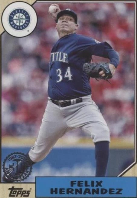 2017 Topps - Félix Hernández #87-7