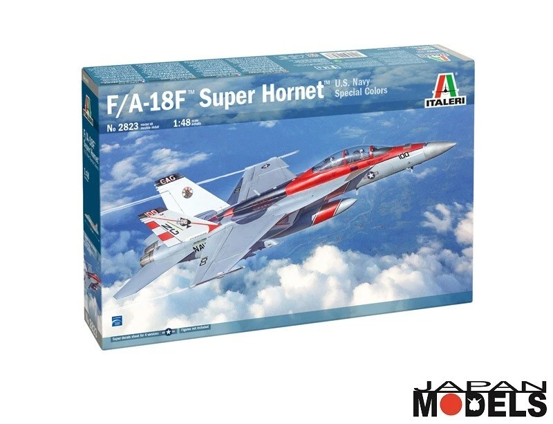 F/A-18F SUPER HORNET U.S Navy Special Colors Italeri No.2823 1/48 Model Kit New - Immagine 1 di 1