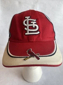 St Louis Cardinals MLB Mütze Strapback verstellbar Reinigung gebraucht, in einwandfreiem Zustand rot blau - Bild 1 von 7