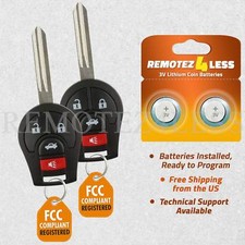 2 For 2013 2014 2015 2016 2017 Nissan Sentra Remote Car Keyless Entry Key Fob