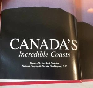 National Geographic Society Canada's Incredible Coasts 1991 BOOK No DJ - Picture 1 of 6