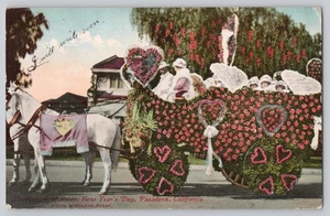 Postal Antigua Torneo de Rosas Pasadena California Año Nuevo 1913 - Imagen 1 de 2