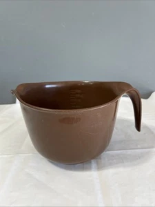 Vintage Rubbermaid 3 Qt 12 tazze batteria ciotola impugnatura N mix misura 2663-marrone AH - Foto 1 di 5