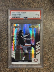 2007 Score #41 Robbie Gould Scorecard /100 Rookie Card RC PSA 9 MintBears - Picture 1 of 2