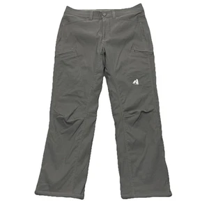 Eddie Bauer Pants Mens 32x32 (32x29) Gray First Ascent Guide Pro Fleece Lined - Picture 1 of 11