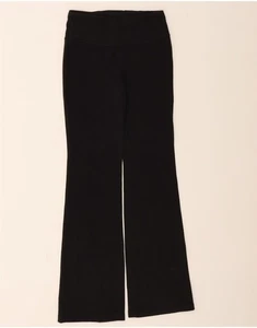 ATHLETA Girls Flare Tracksuit Trousers 11-12 Years Large Black Nylon AH17 - Picture 1 of 3