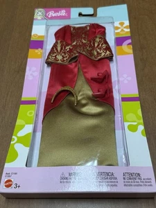 NEU 2003 Barbie Puppe Royal Circle Fashion rot & gold Prinzessin Kleid Diadem C1357 - Bild 1 von 4
