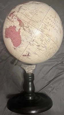 MW William & Sons Londres 1899 Globo Antiguo Con Base Usado Excelente Estado Foto 1 de 4