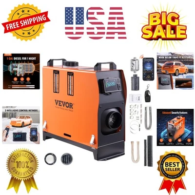 Дизельный обогреватель 8 кВт все в одном, с управлением приложением Bluetooth, портативная парковка он... - Изображение 1 из 4