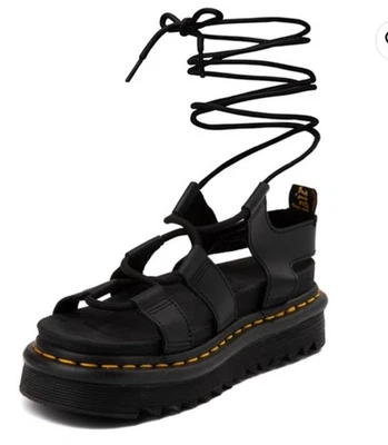 NUEVAS Sandalias Dr Martens Talla 9 Doc Nartilla Negras Gladiador Envío Gratis Foto 1 de 4