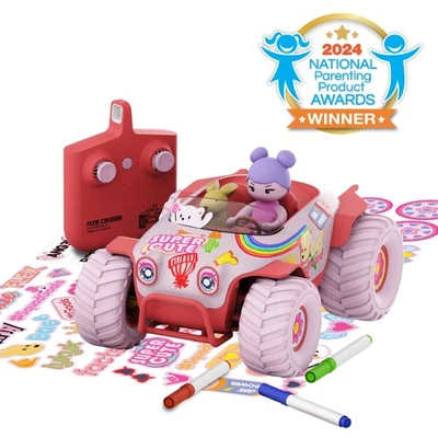 Sharper Image® Pixie Cruiser Doodle, Customizable RC Car with Markers FAST SHIP - Image 1 of 4