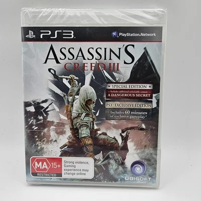 Assassins Creed III PlayStation 3 New/Factory Sealed PS3 PAL - Image 1 of 4